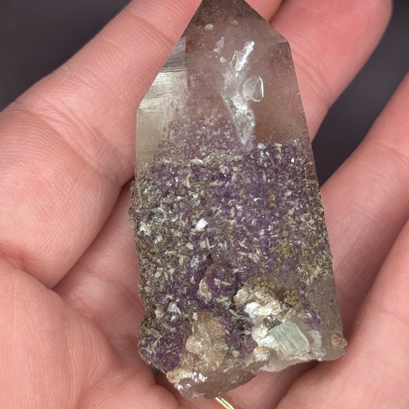 🔥RARE🔥 Fluorite Sugary Crystals Phantom Fluorite Quartz Aquarium Raw Matrix - Picture 8 of 10